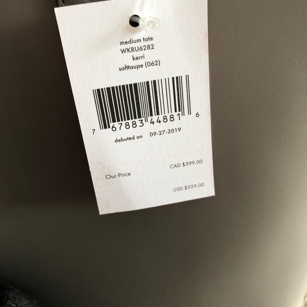Kate Spade Kerri Medium Tote NWT in Soft Taupe - Picture 6 of 8